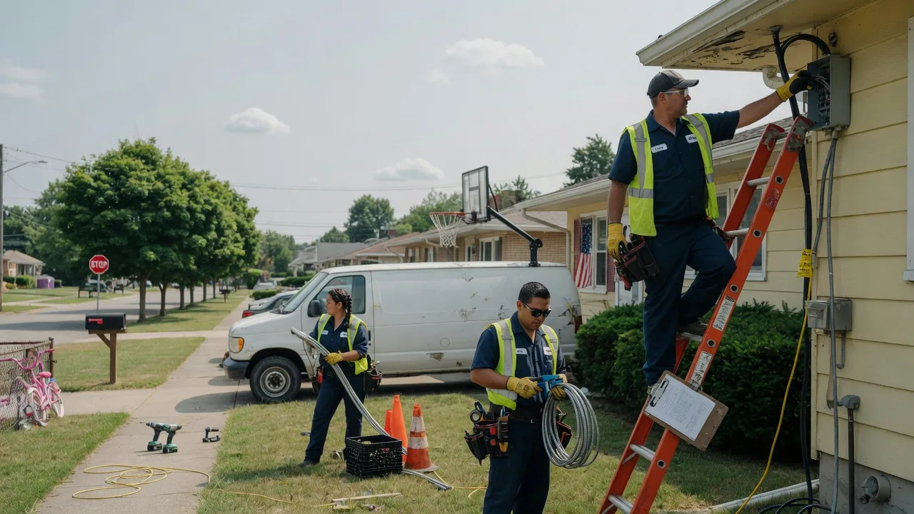 Licensed Electrician in Brinkhaven, OH near me